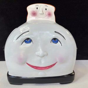Vintage Clay Art Toaster Cookie Jar